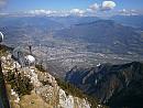 Itálie – Trento z vrcholu Monte Bondone