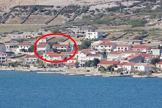 Apartmány u moře Kustići, Pag
