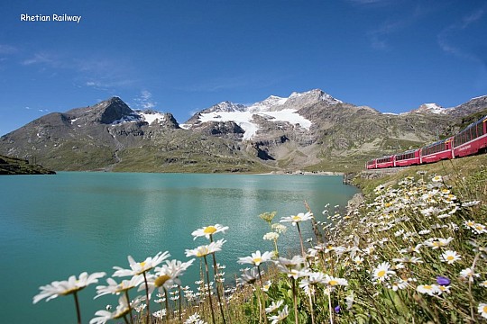 Švýcarsko - Italské Alpy - Bernina Express a Passo Tonale