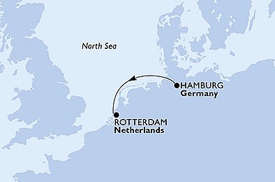Německo, Nizozemsko z Hamburku na lodi MSC Preziosa, plavba s bonusem