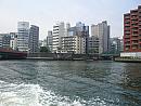 Japonsko – Tokio z řeky Sumida