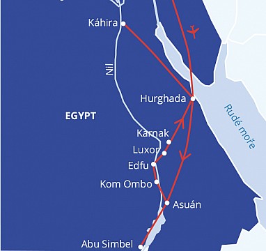 Egypt lodí po Nilu s pobytem u moře (2)