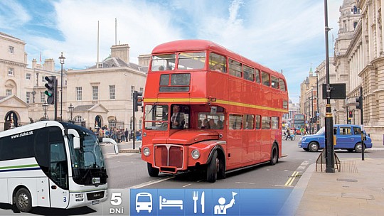 5-dňový autobusový zájazd do Londýna