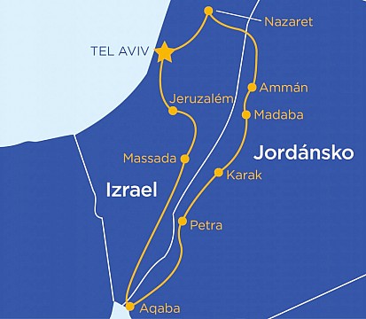 Izrael a Jordánsko s koupáním u Mrtvého moře (2)