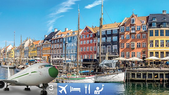 Letecký zájazd do Dánska a Švédska