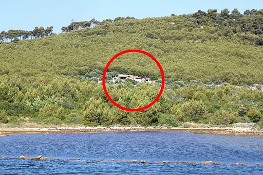 Robinsonský dům na samotě Zátoka Jaz - Telašćica, Dugi otok