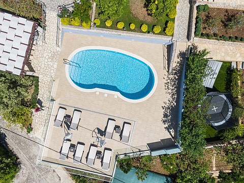 Apartmány u moře s bazénem Prižba, Korčula