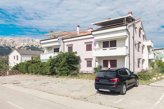 Apartmány s parkovištěm Baška, Krk (4)