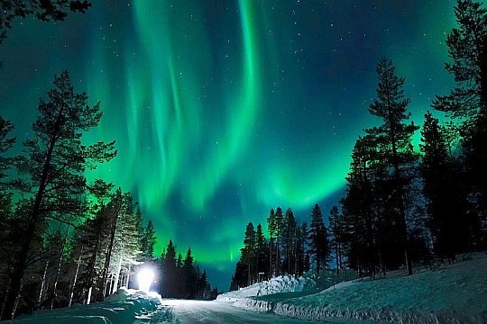 Za Polární září na sever Finska s návštěvou vesničky Santa Clause (5)