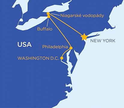 New York & Niagara -  okruh východem USA (2)