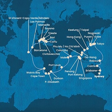Austrálie, Papua Nová Guinea, Jižní Korea...