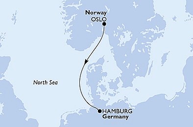 Norsko, Německo z Osla na lodi MSC Preziosa, plavba s bonusem