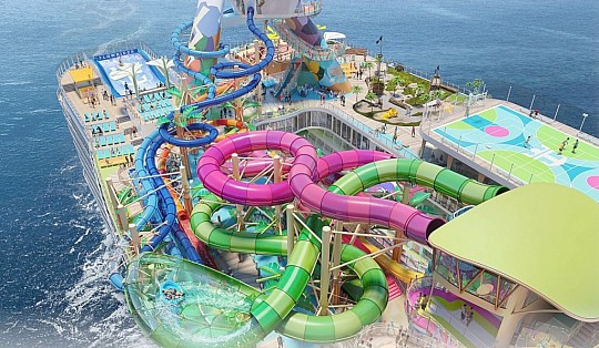 USA, Bahamy, Svatý Kryštof a Nevis z Port Canaveralu na lodi Star of the Seas