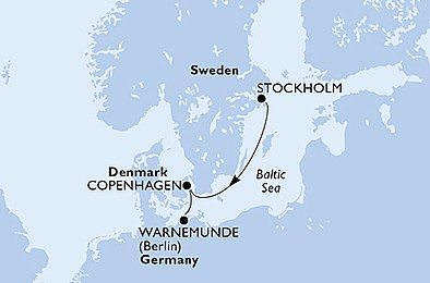 Švédsko, Dánsko, Německo ze Stockholmu na lodi MSC Poesia, plavba s bonusem