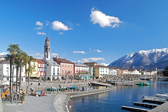 Švýcarsko - alpská železnice Bernina Express - Itálie (4)