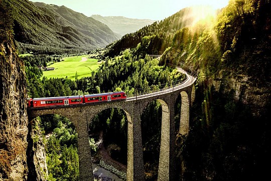 Švýcarské velehory vlakem (2)
