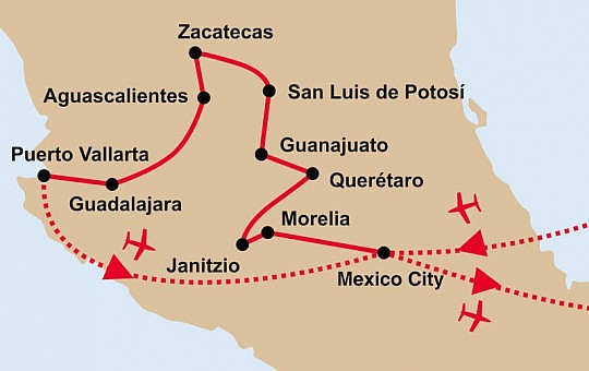 Kouzelná města koloniálního Mexika (2)