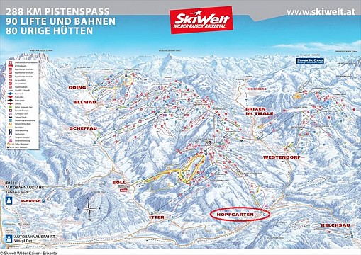 Skiwelt Wilder Kaiser - Brixental zájezd bez nočního přejezdu